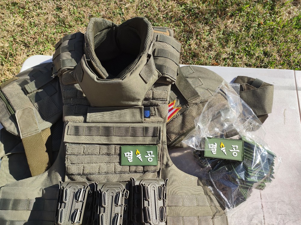 PVC Rubber Moral Patch "멸공 (eradicate communism)"