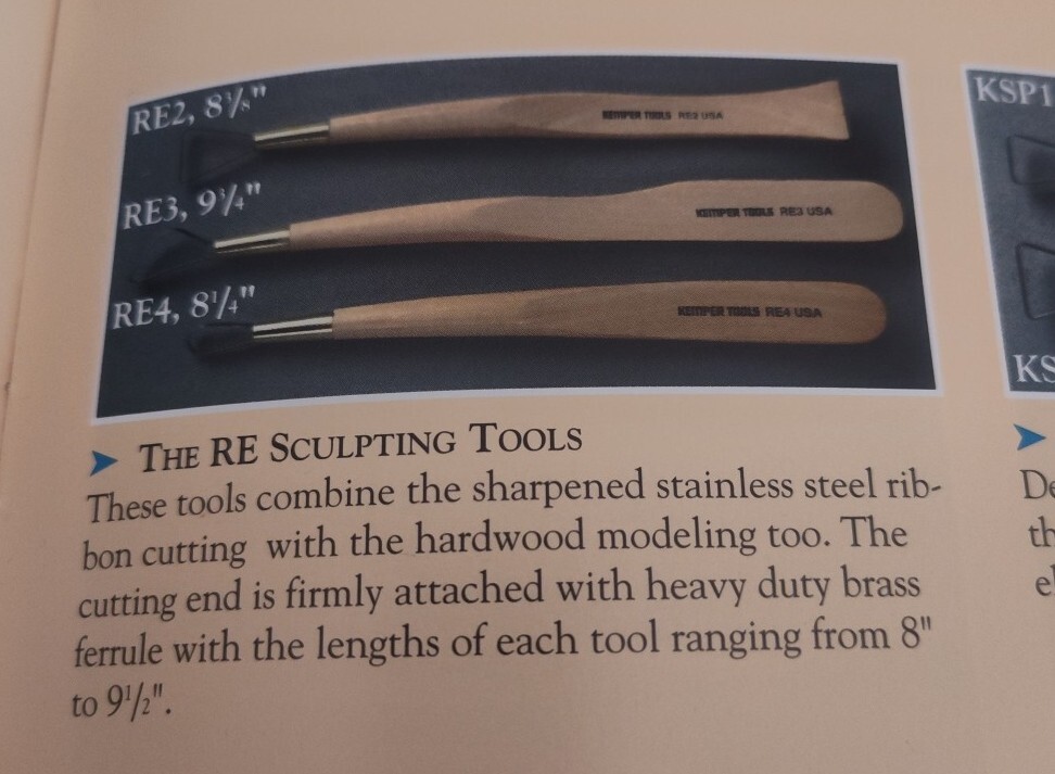 Kemper Tools RE2 8 3/4" Ribbon Sculpting Tool