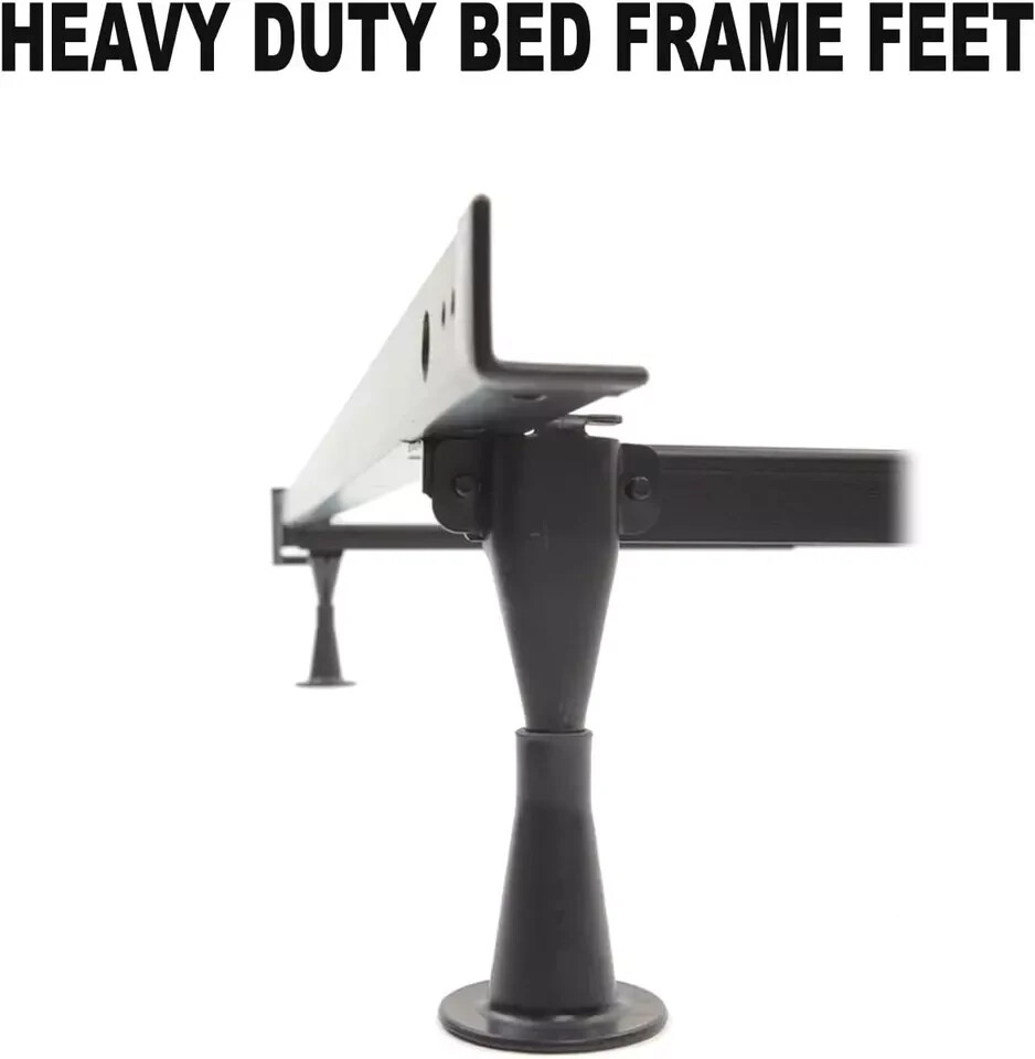 6PCS Reinforced Bed Frame Feet That Replace Wheels. Prevent Sliding. Sturdy