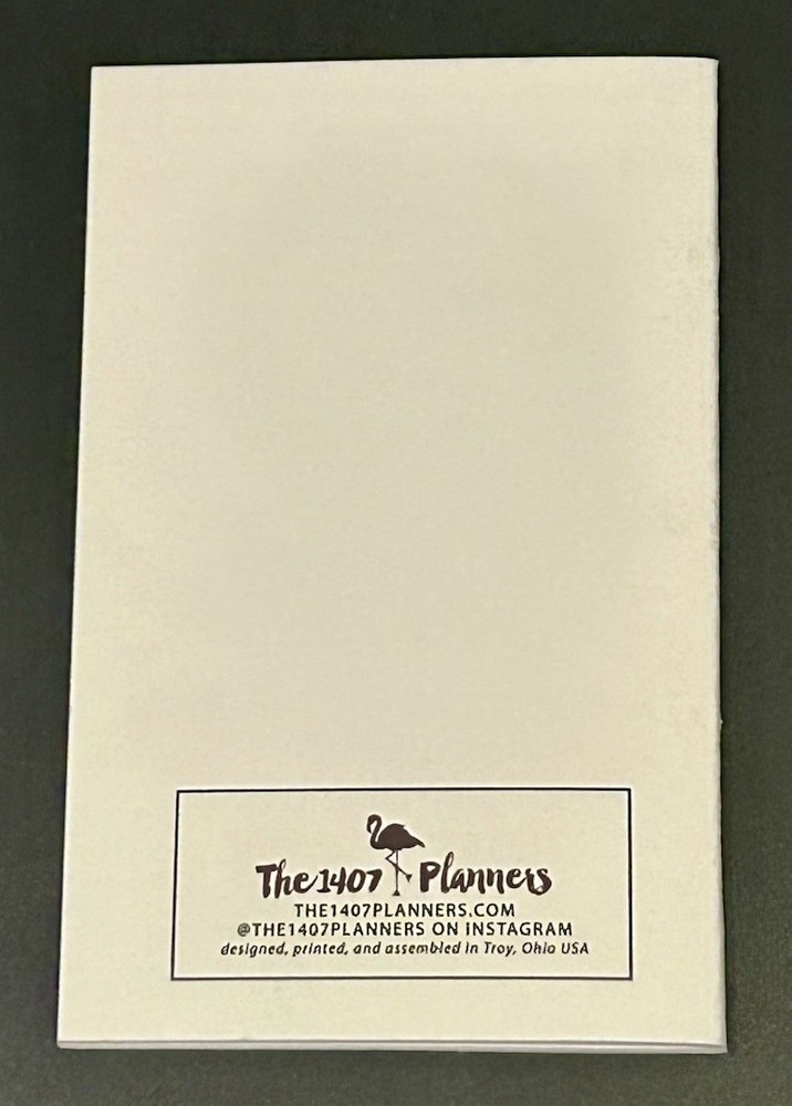 The 1407 Planners “Dream Big” Mini Weekly Planner Notebook