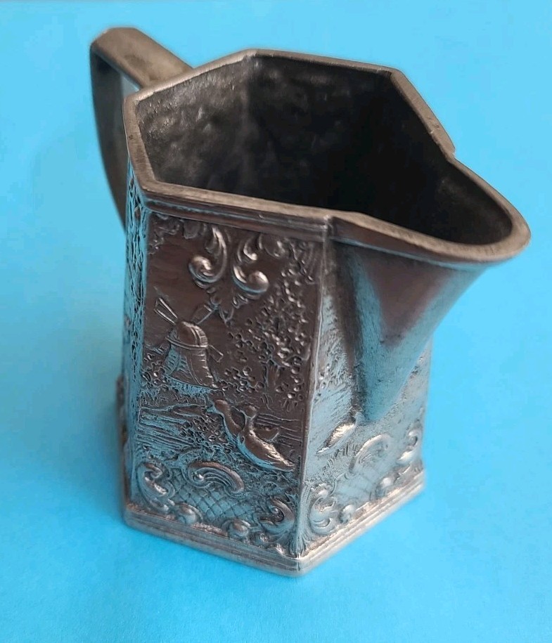 Dutch Silver Reproduction Creamer Pitcher