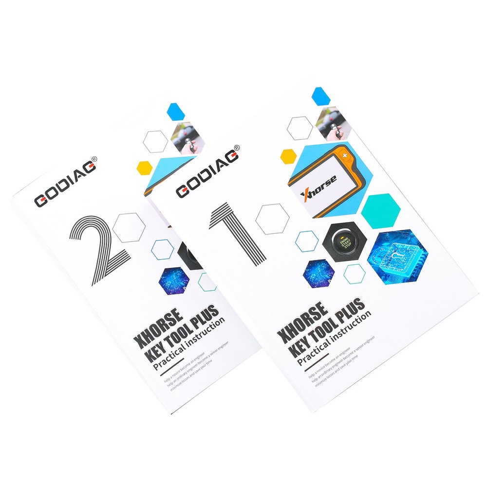 Two Book Practical Instruction For Xhorse Key Tool Plus For Maintenance Engineer