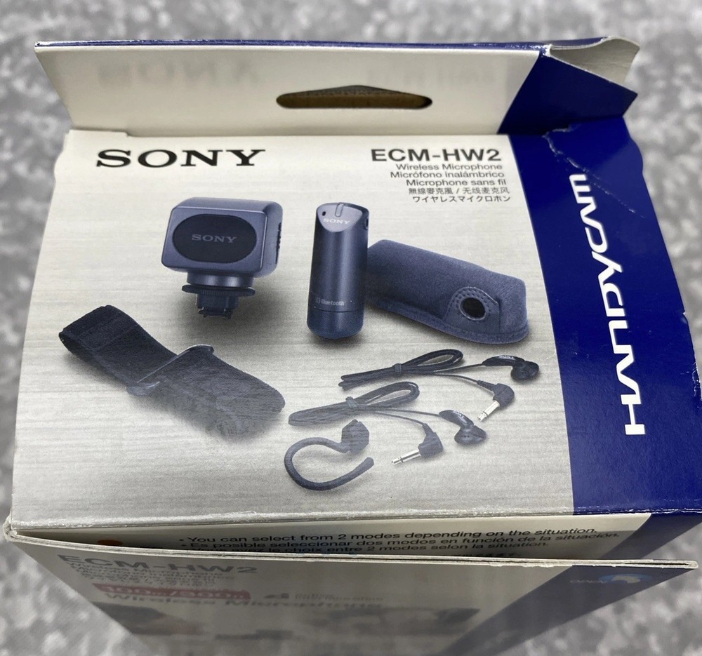 SONY ECM-HW2 CONDENSER WIRELESS CONSUMER MICROPHONE W/ BLUETOOTH