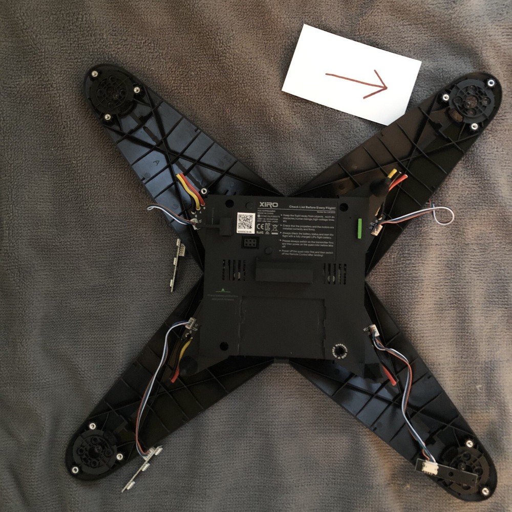 Xiro Xplorer V Quadcopter Drone Silver Propeller Motor Replacement