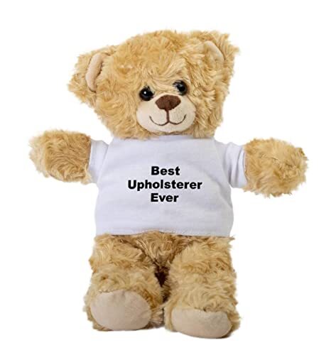 Upholsterer Teddy Bear, Gift Stuffed Animal, Plush Teddy Bear with Tee