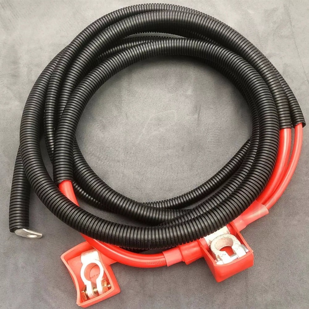 Powerstroke negative & positive battery starter cable kit Fits 1994-97 Ford 7.3L