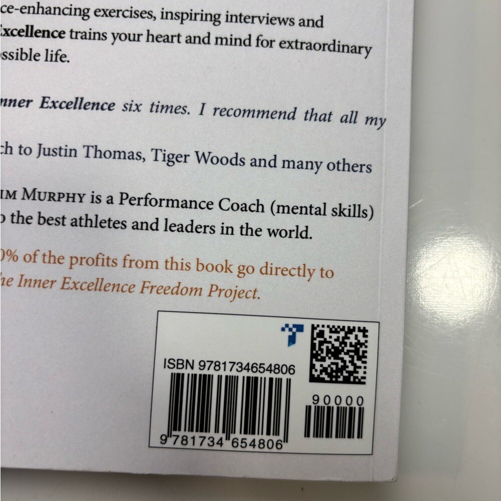 Inner Excellence paperback book Jim Murphy