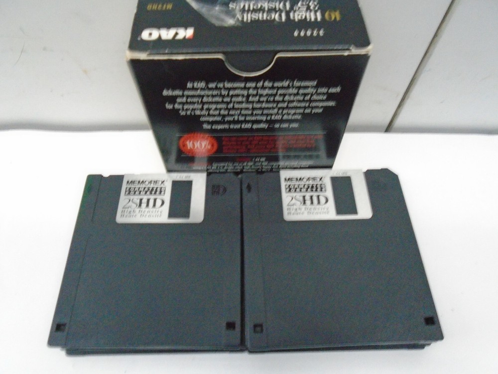 Memorex 2SHD 3.5" High Density Diskettes IBM Formatted (13PK )