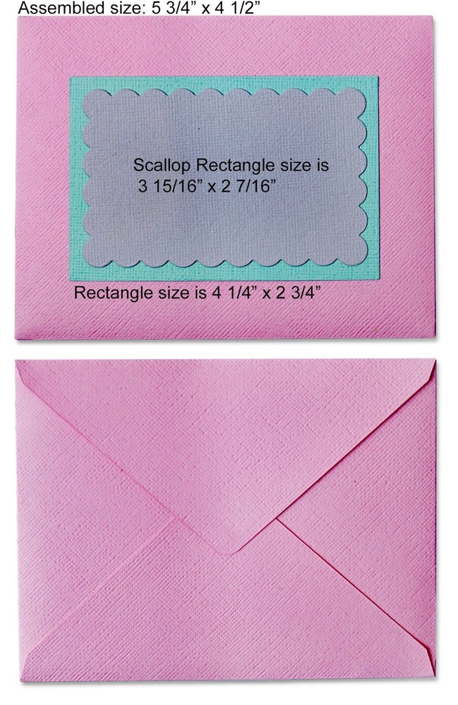 Sizzix Thinlits Plus 3pc Envelope Essentials #664792 Retail $34.99 Big Shot Plus