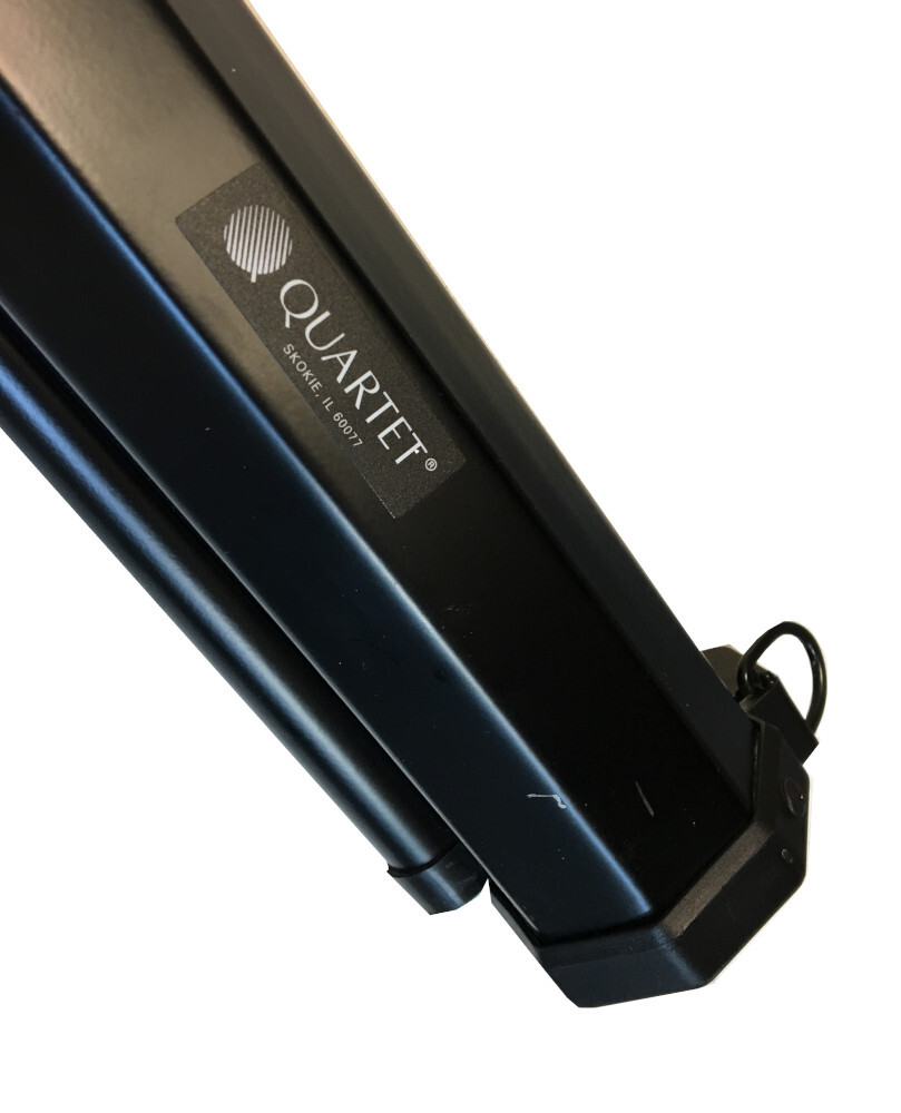 Quartet Projector Screen 60" x 60" Manual Pull Down Projection Screen PREOWNED