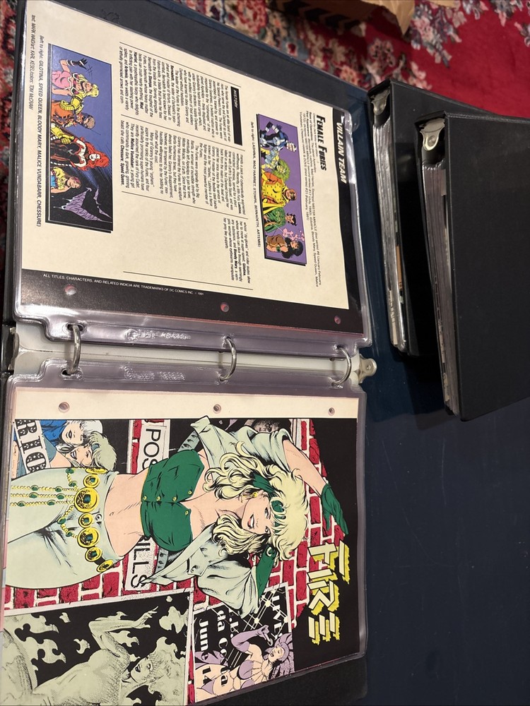 Comic Book Bio Binder