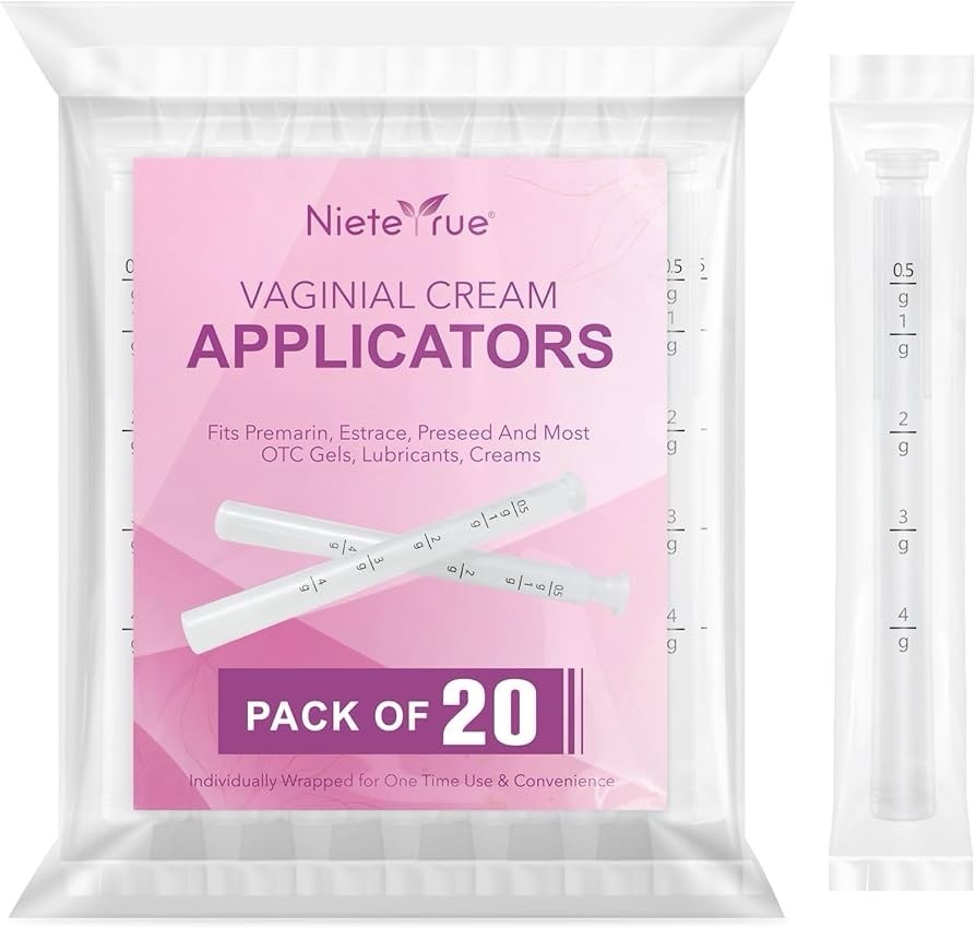 Disposable Vaginal Applicators – Updated with Dosage Markings, 20 pack Essential