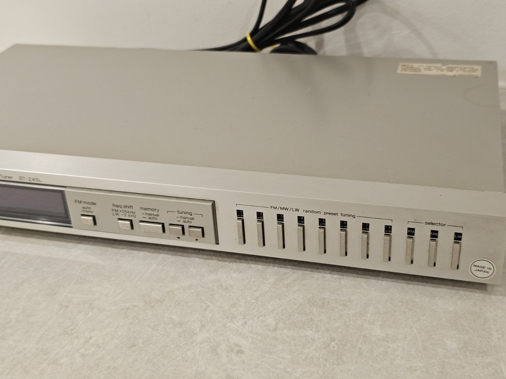 Technics ST-Z45L Stereo Quartz Synthesizer Tuner TESTED WORKING