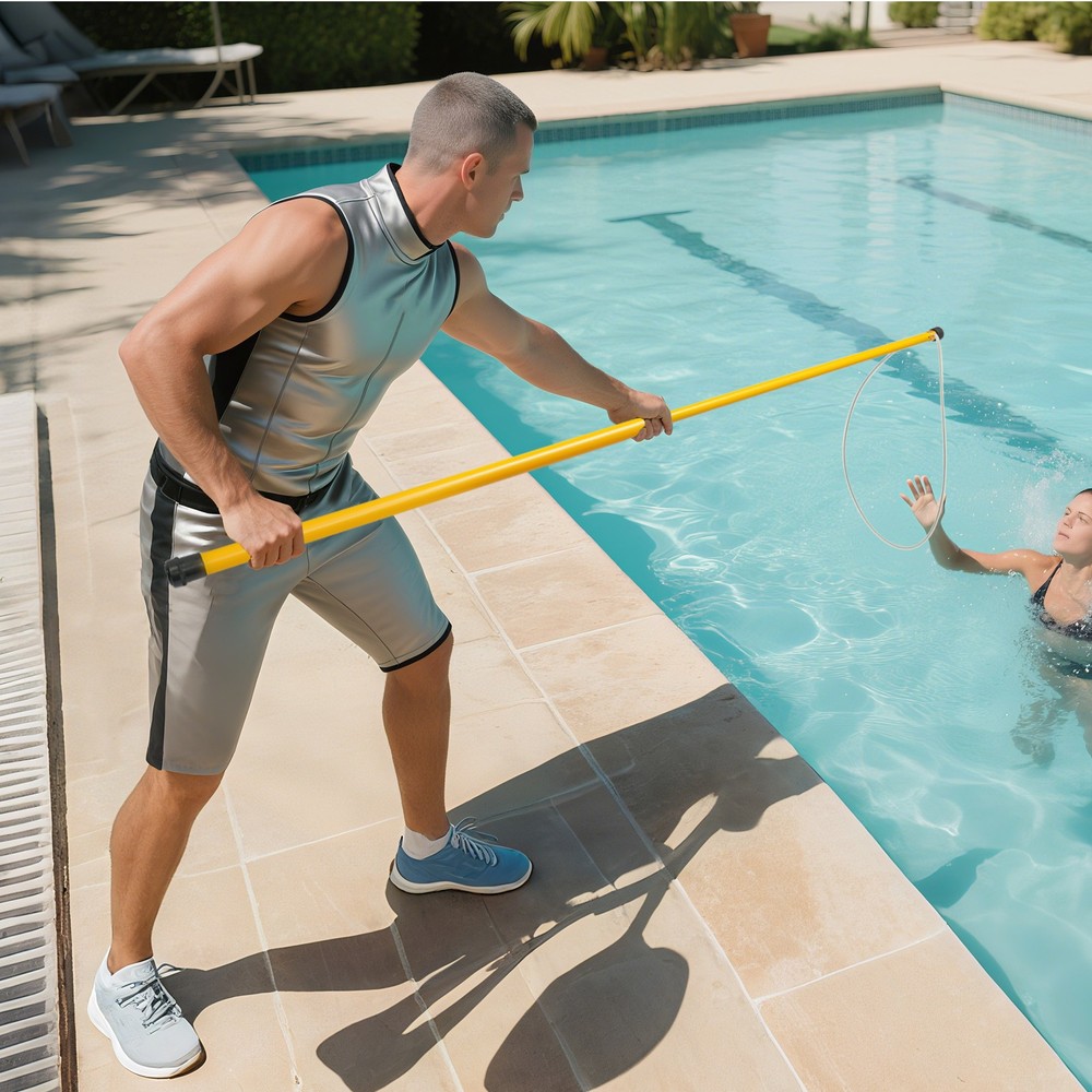 Telescopic Pool Rescue Hook, Telescopic Pool Rescue Hook with Pole US