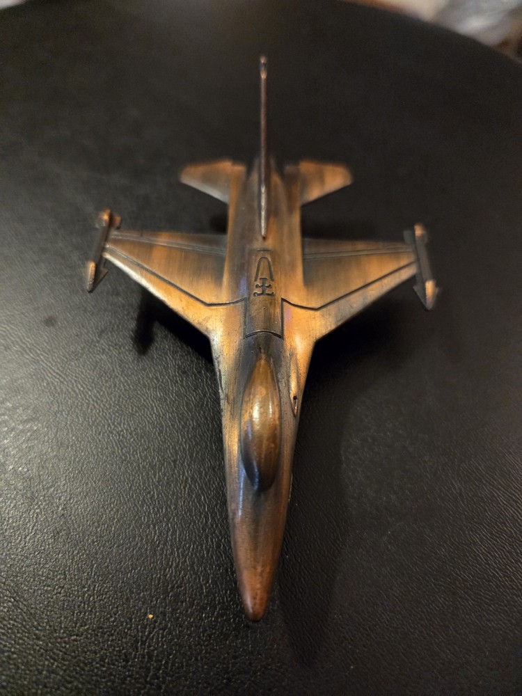 F-18 Hornet Pencil Sharpener Die-cast Copper Colored