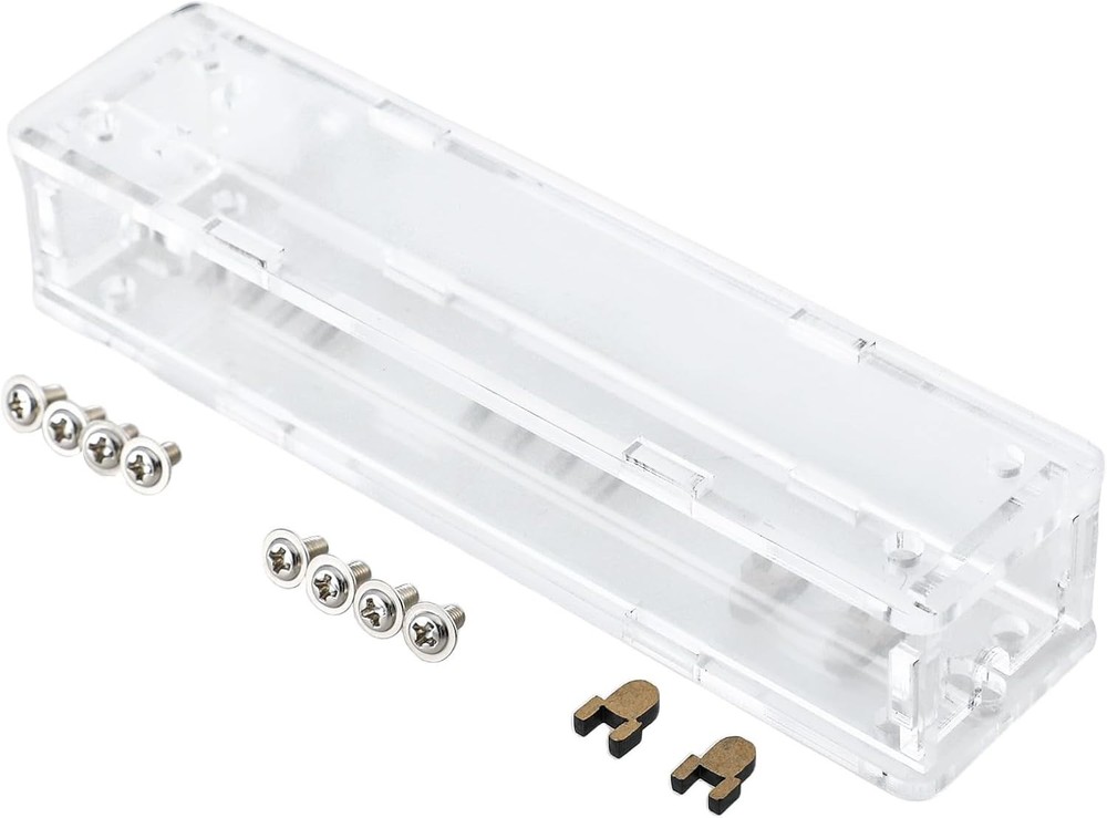 1 Set Transparent Acrylic Protective Case for PLJ-8LED-H Frequency Counter Mo...