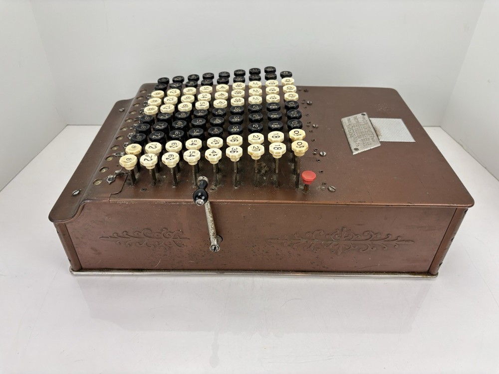 Antique Comptometer Mechanical Calculator – Felt & Tarrant 1914–1920 Adding Mach