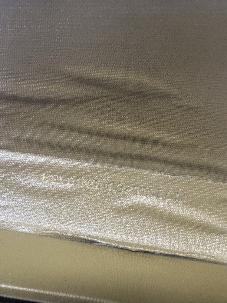 VINTAGE WWII MILITARY SEWING KIT BELDING-CORTICELLI FIELD POCKET EAGLE CASE