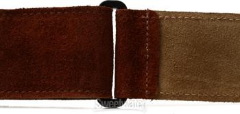 Levy's M9S 2" Suede Leather Banjo Strap - Brown
