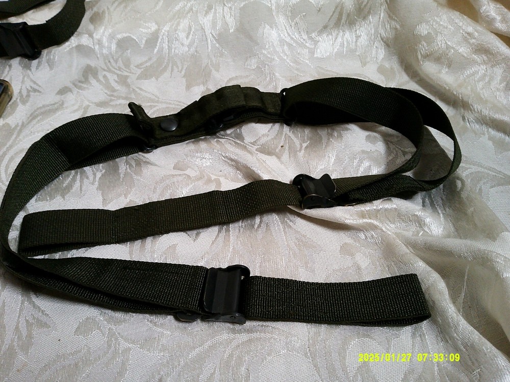 adjustable army chest straps with quick release