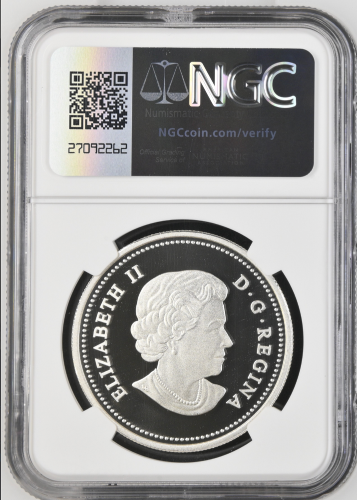 20 DOLLARS 2013 CANADA BLUE FLAG IRIS SILVER PROOF NGC PF70