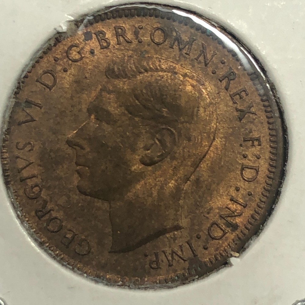 1946 Great Britain Farthing Foreign Coin #2154
