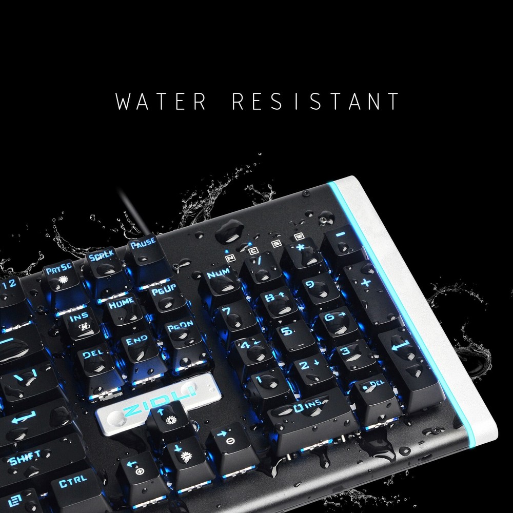 BEST Wired Optical Mechanical Gaming Keyboard & Mouse Rainbow RGB Backlit Combo