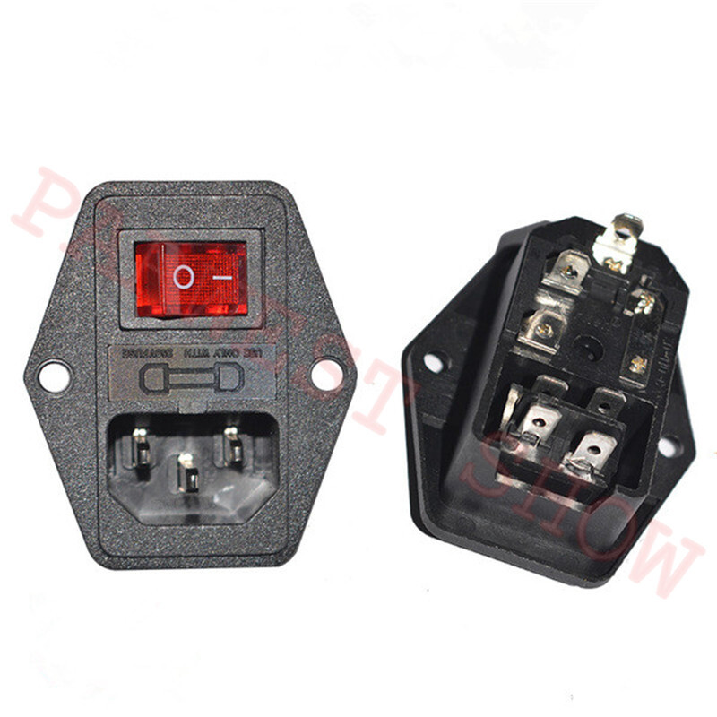 Arcade Cabinet Switched Power Socket Cnnector AC 250V Lighting