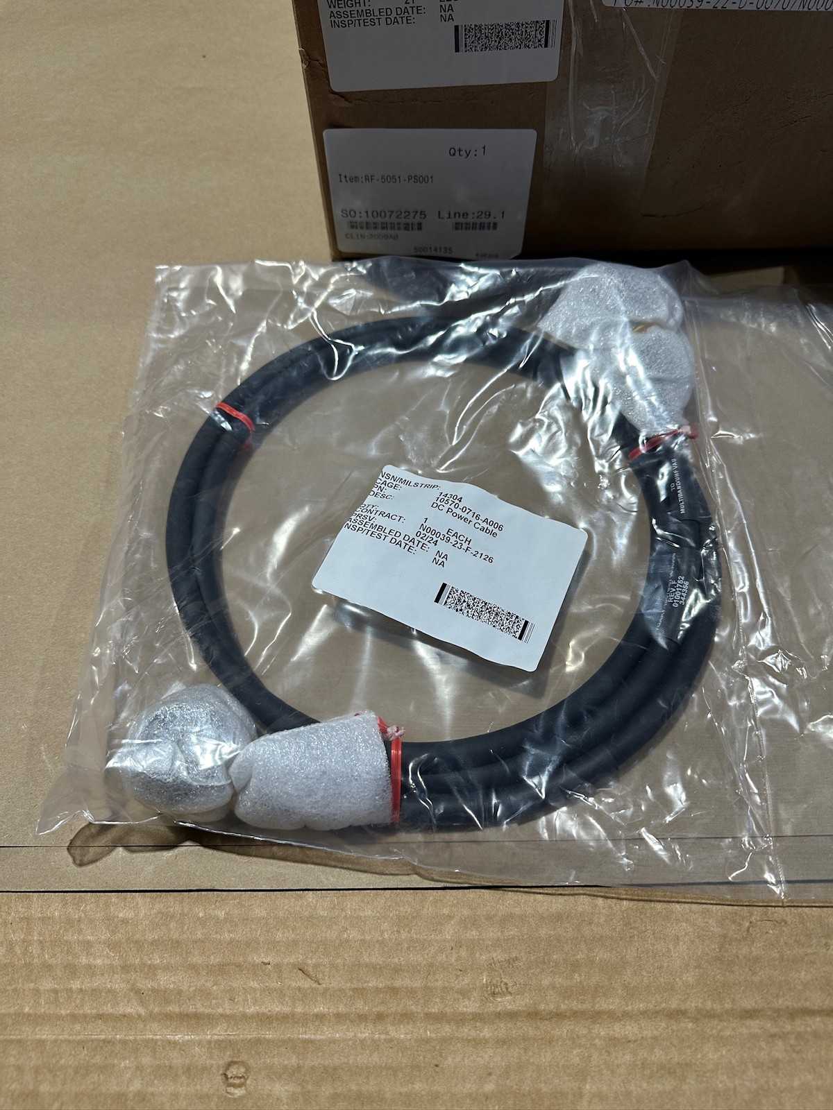 L3 Harris RF-5051-PS001 Power Supply w/ Vehicle Shock Mount & DC Power Cable