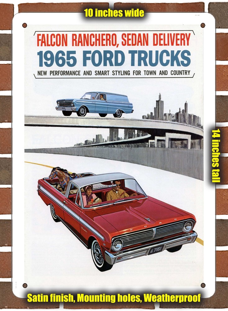 Metal Sign - 1965 Ford Ranchero