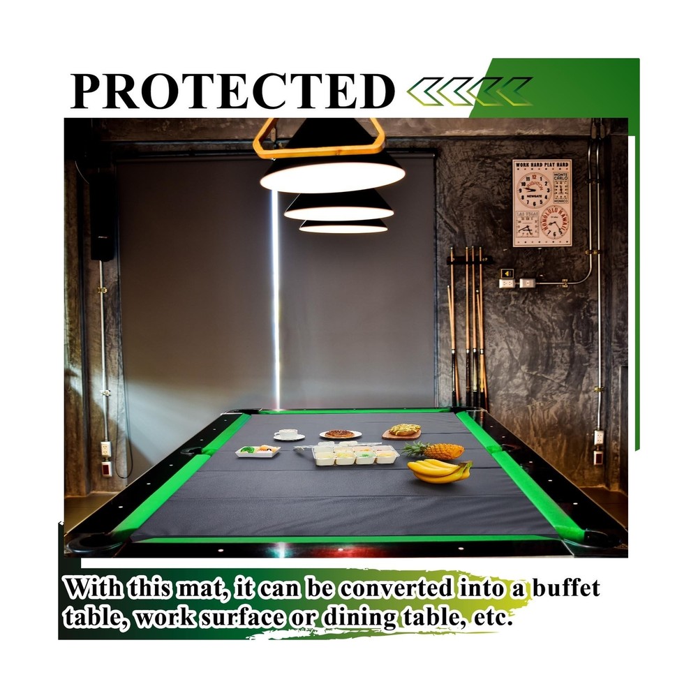 8' Pool Table Insert Convertible Dining Table Foam Insert Billiard Pool Table...