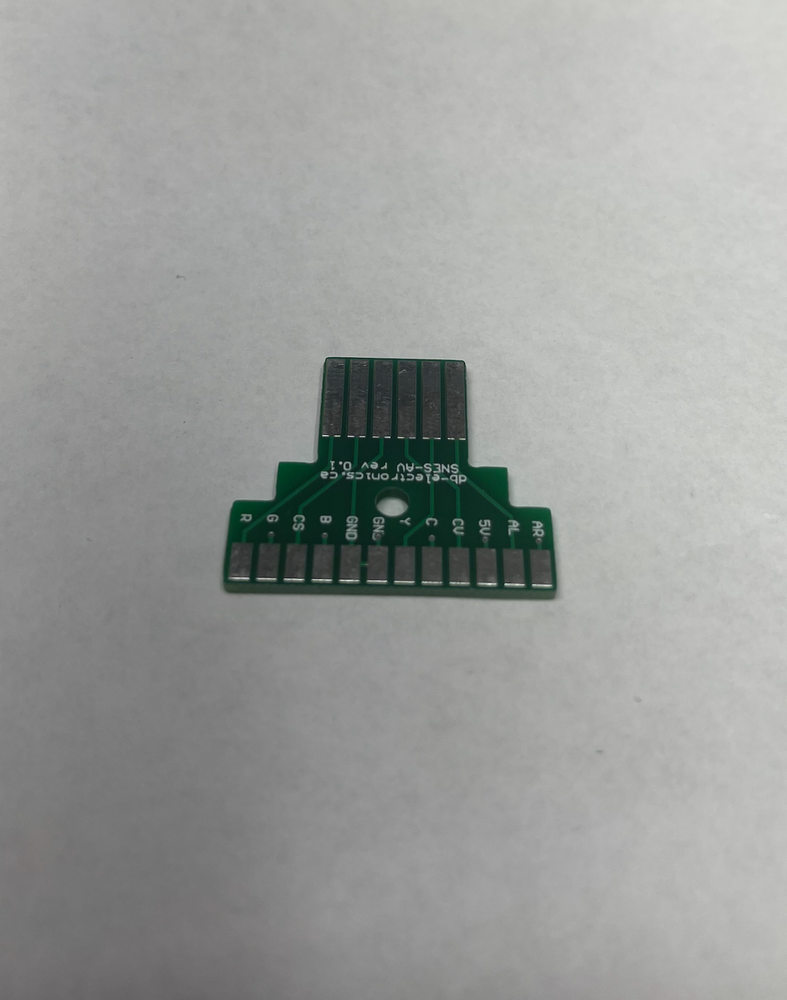 SNES Style Multi-Out 3D Printed back panel, led, DC jack *A/V out* NES top load