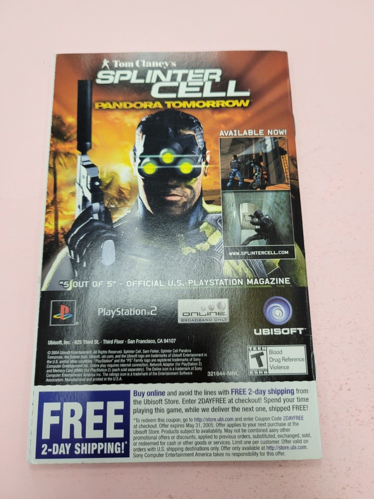 Ghost Recon 2 | PS2 | Manual Only