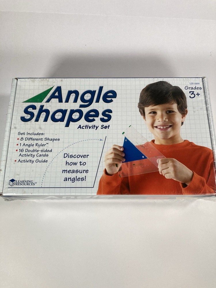 Learning Resources "Angle Shapes Activity Set" Math Geometry Shapes Toy