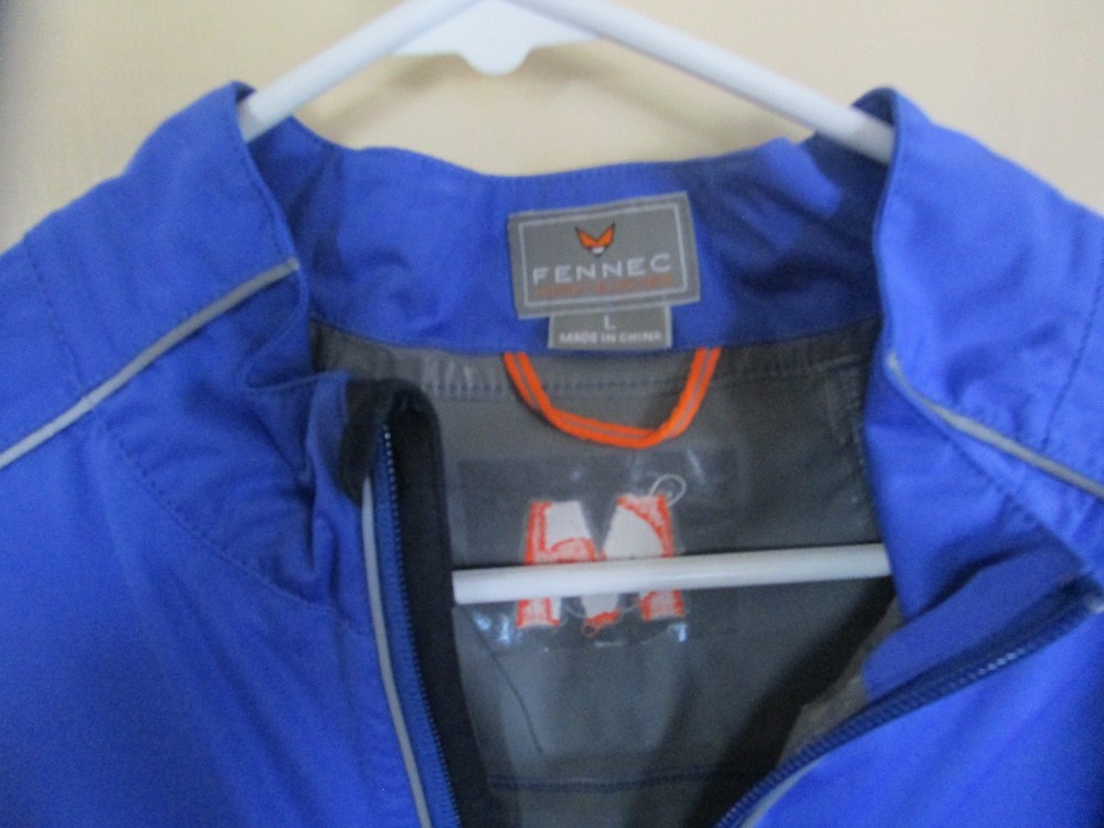 Fennec 1/4 Zip Pullover Jacket L Blue 23 on Side Sleeve