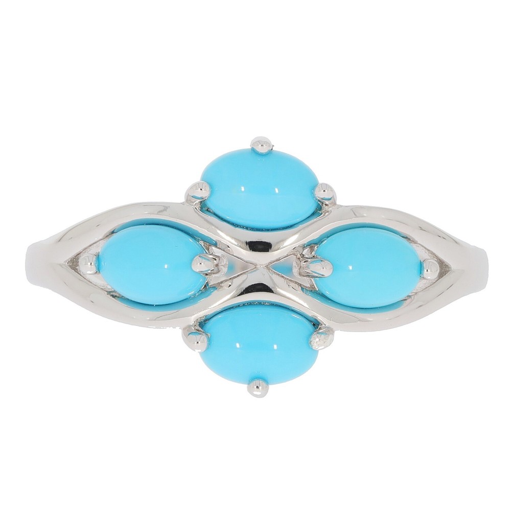 Sterling Silver Semi Mount Ring Setting Cabochon Oval OV 6X4mm