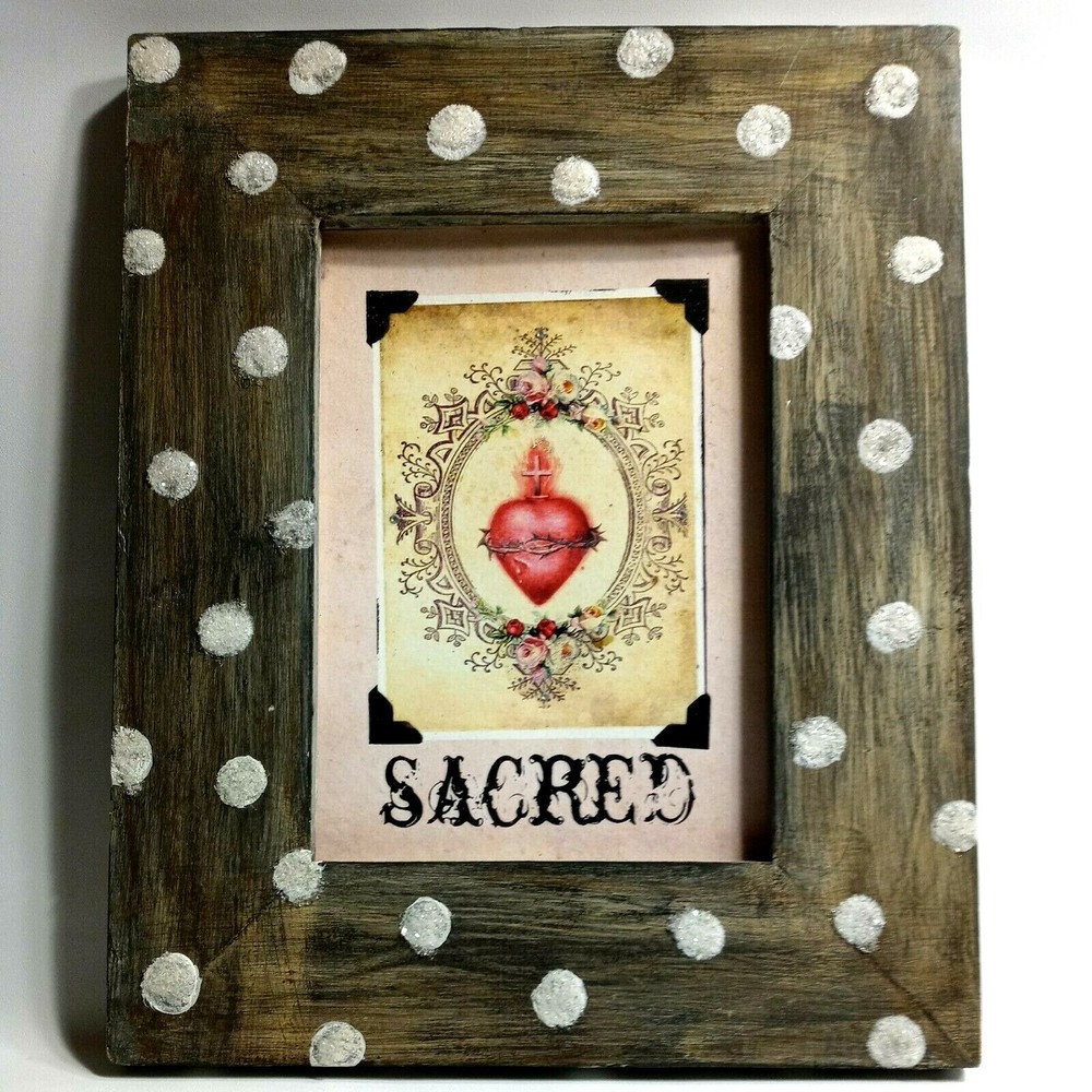 Unique Gothic Hand Painted Frames With Artistic Touch! -11"X9"