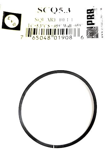 Drive Belt for Tape Players Russell SCQ5.3 Square 5.3 X .059 X .059 INCH (1PC)