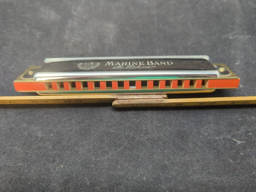 M Hohner harmonica germany with case