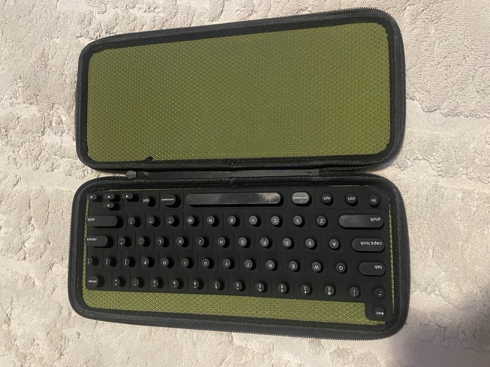 tippy type Keyboard Cover Compatible with Mac - Matte Black: Silicone Flexible