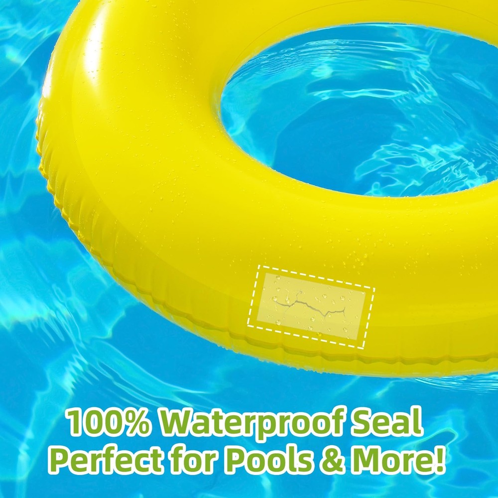 GLOWPOINT Air Mattress Patch Kit, Waterproof & UV Resistant Inflatable Patch ...