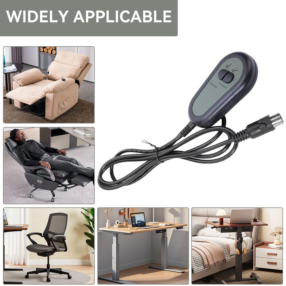 2 Button 5 Pin Remote Control Hand Switch For Electric Recliner Sofa Part Kit