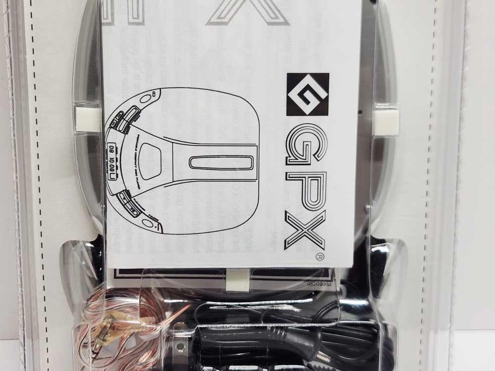 GPX C3941M Silver/Gray Portable CD Player 40 Seconds ESP Digital Translucent