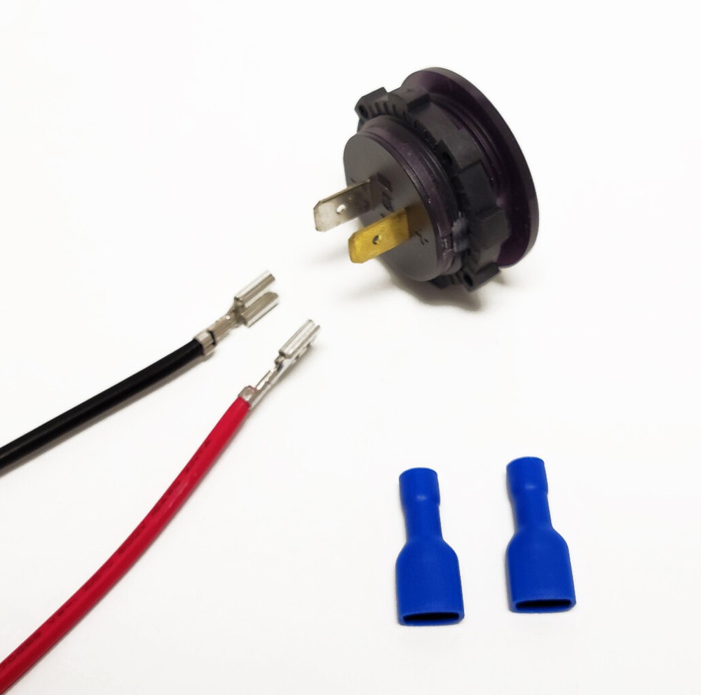 Voltmeter Digital LED Display Alligators DIY Panel Box battery Installation K3A