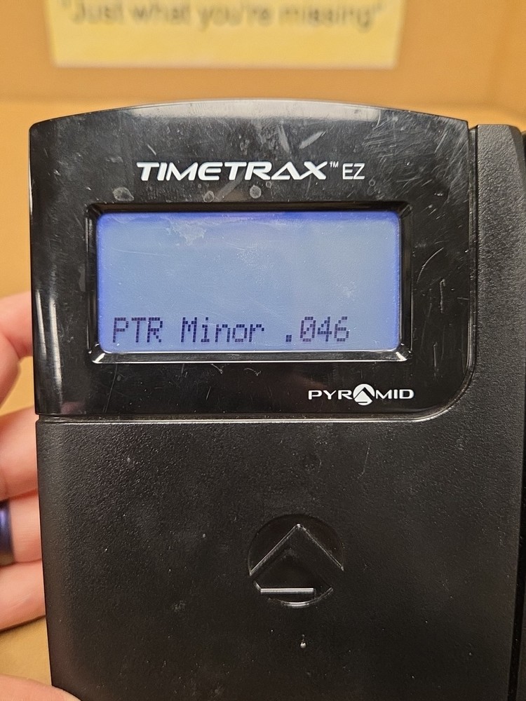 Pyramid TimeTrax EZ Swipe Terminal Time Clock *UNTESTED
