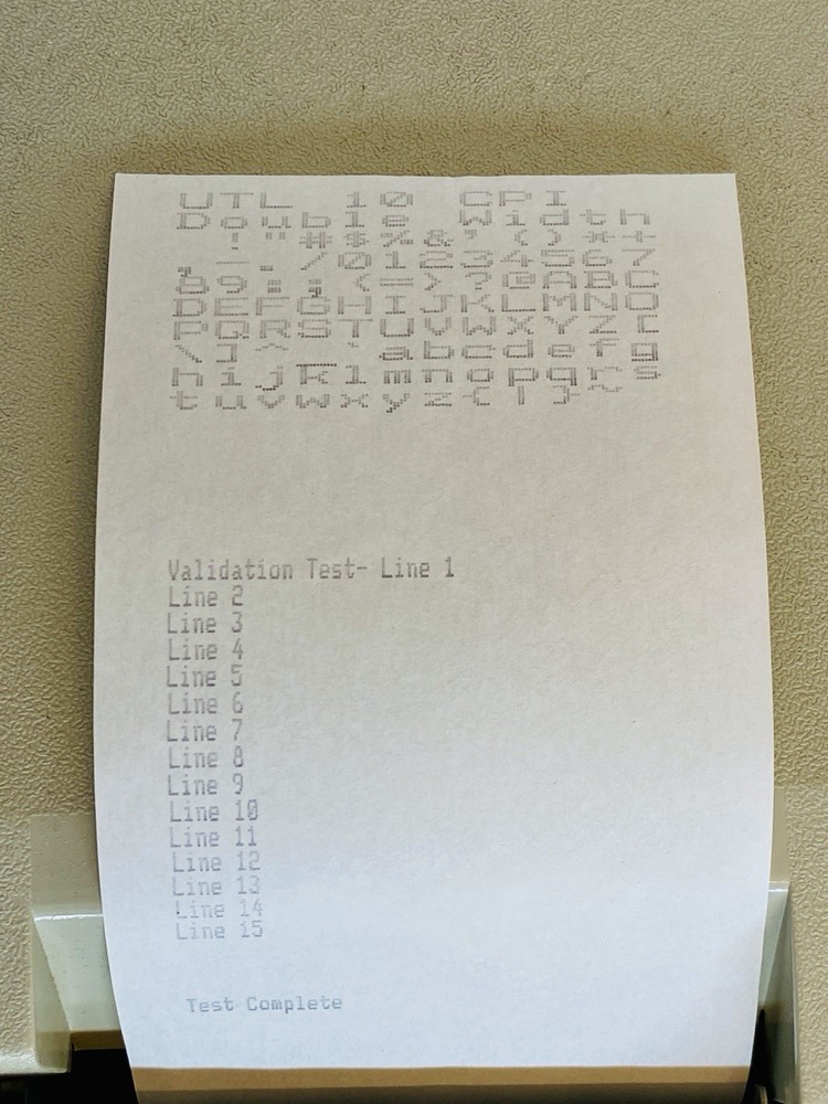 Ithaca Model 53 Plus 8-2058 Receipt Printer with Power Cord