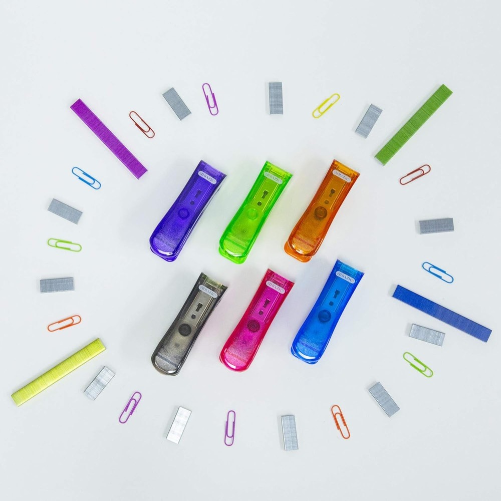 Standard size metallic color staples 3000 pack