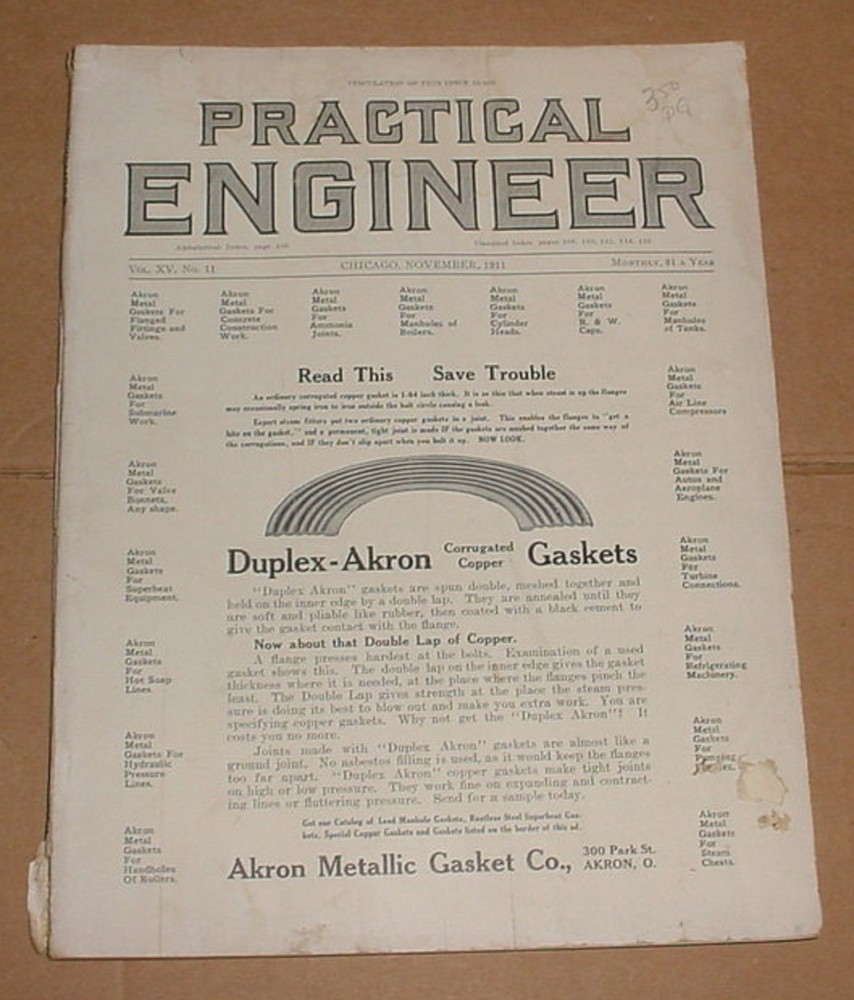 11/1911 Practical Engineer Magazine
