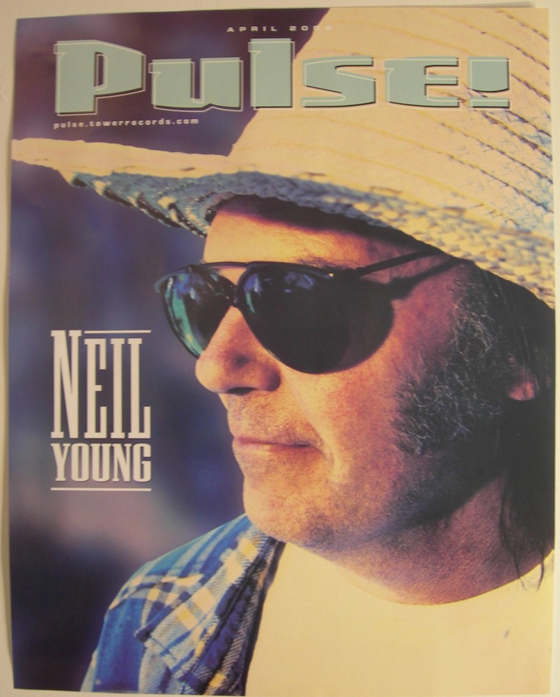 NEIL YOUNG PULSE MAGAZINE US PROMO POSTER 2002