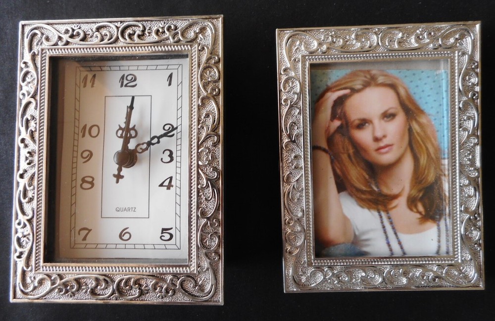 Matching Clock & Photo Frame